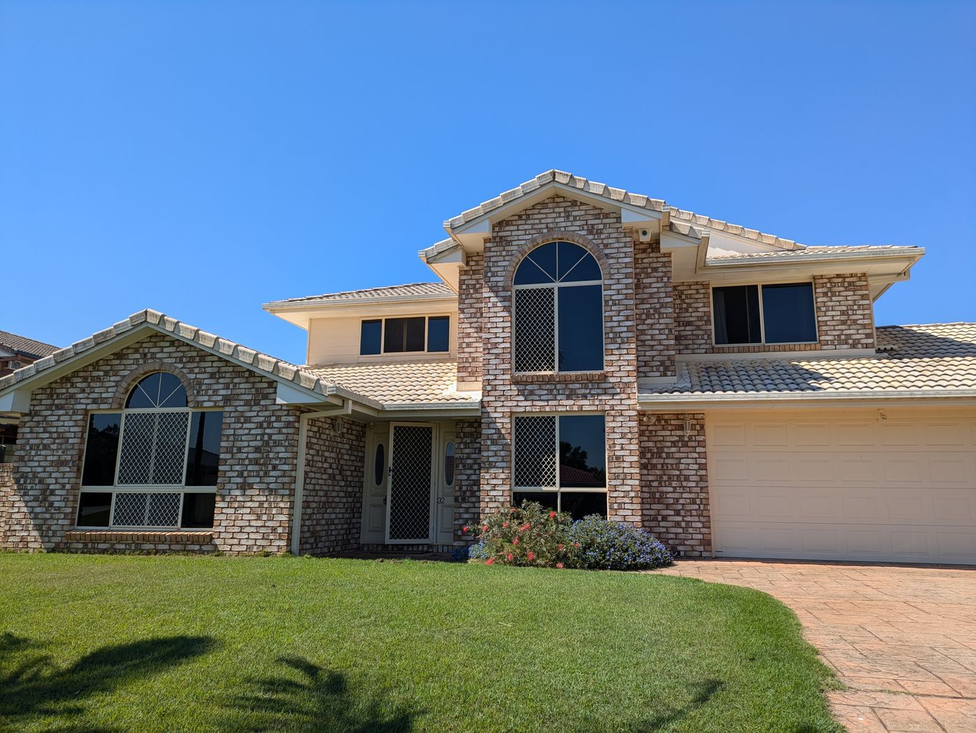 Double storey brick home window tinting